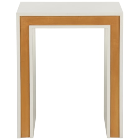 Baldwin End Table - White