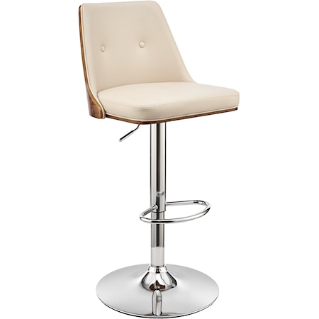 Upholstered Swivel Bar Stool