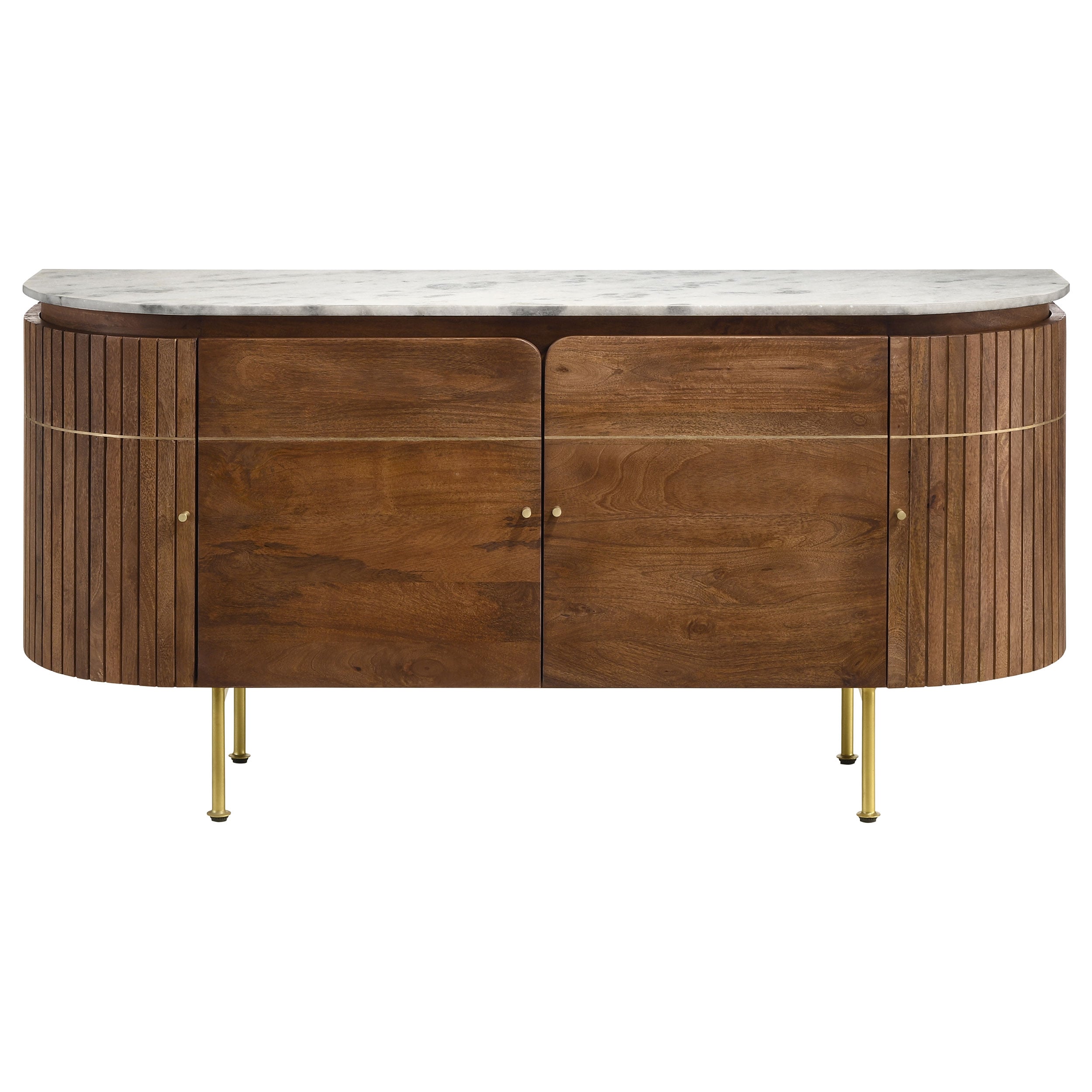 Marble Top Sideboard Buffet Cabinet