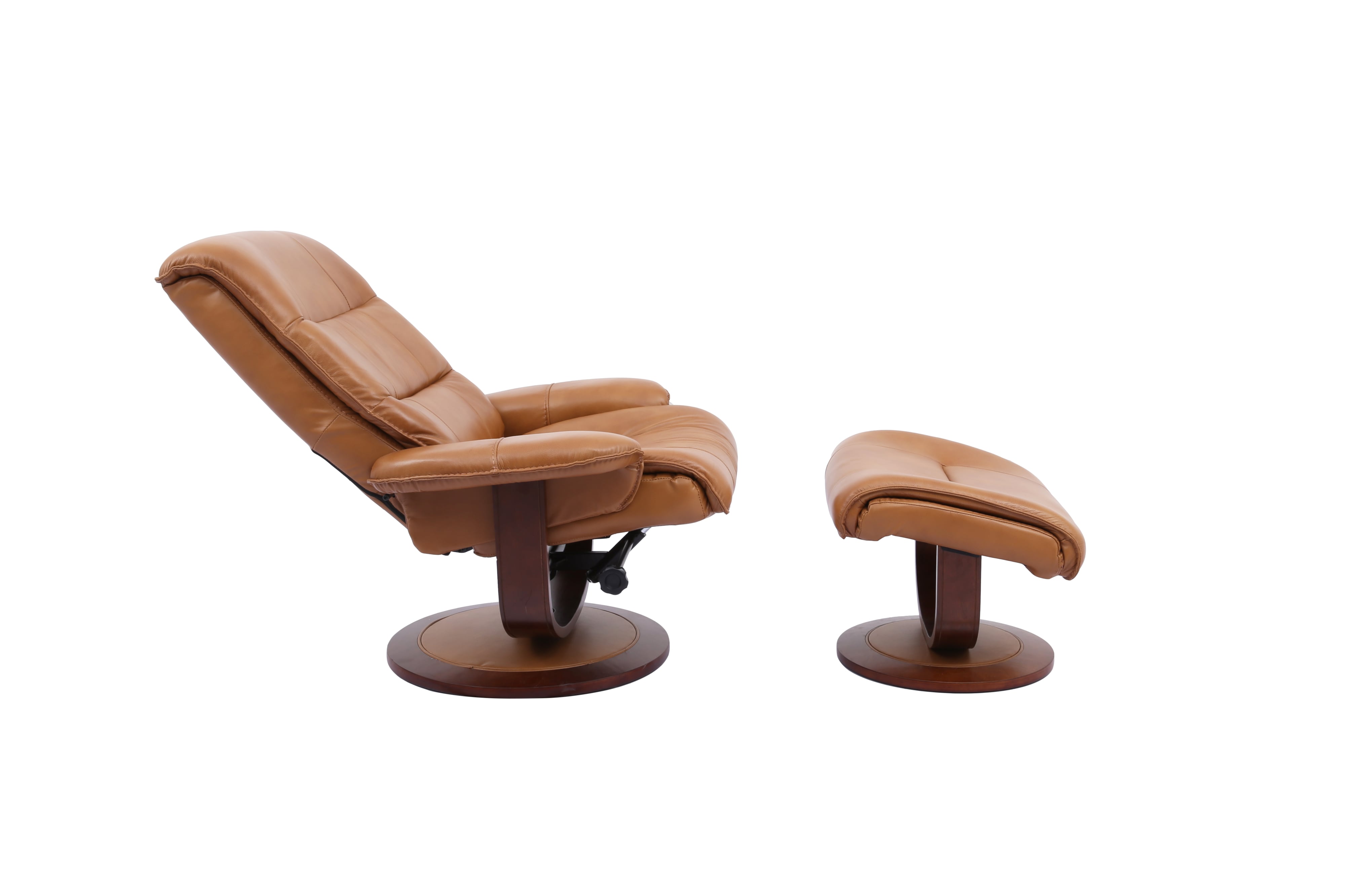 Parker Living Knight Swivel Chair and Ottoman