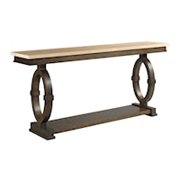 Transitional Cosette Skinny Console Table