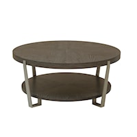 Transitional  Round Cocktail Table