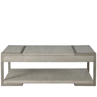 Contemporary Rectangular Lift-Top Coffee Table