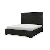 Contemporary King Panel Bed