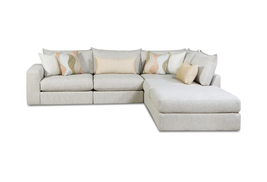 7004 LOXLEY COCONUT Sectional by Fusion Furniture at Furniture Barn