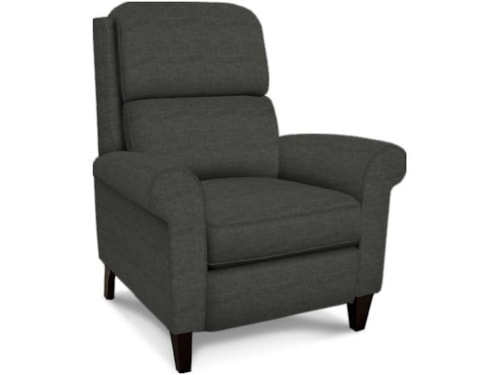 Transitional Power Recliner with Tapered Legs