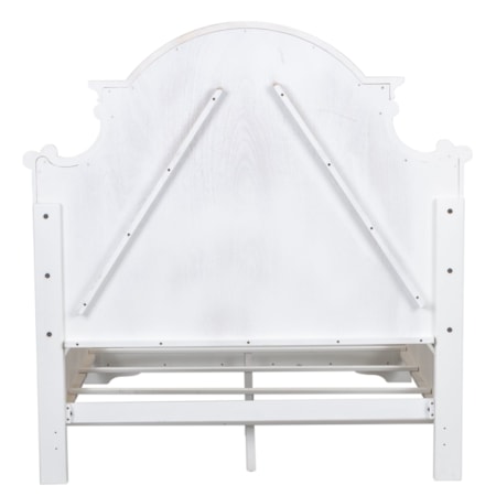 California King Arched Panel Bed