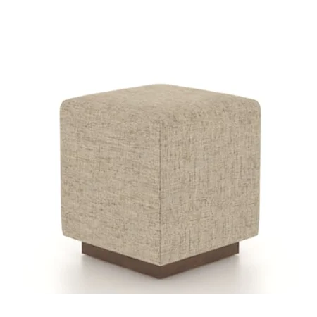 Transitional Customizable Upholstered Cube Bench