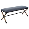 Uttermost Firth Firth Rustic Navy Bench