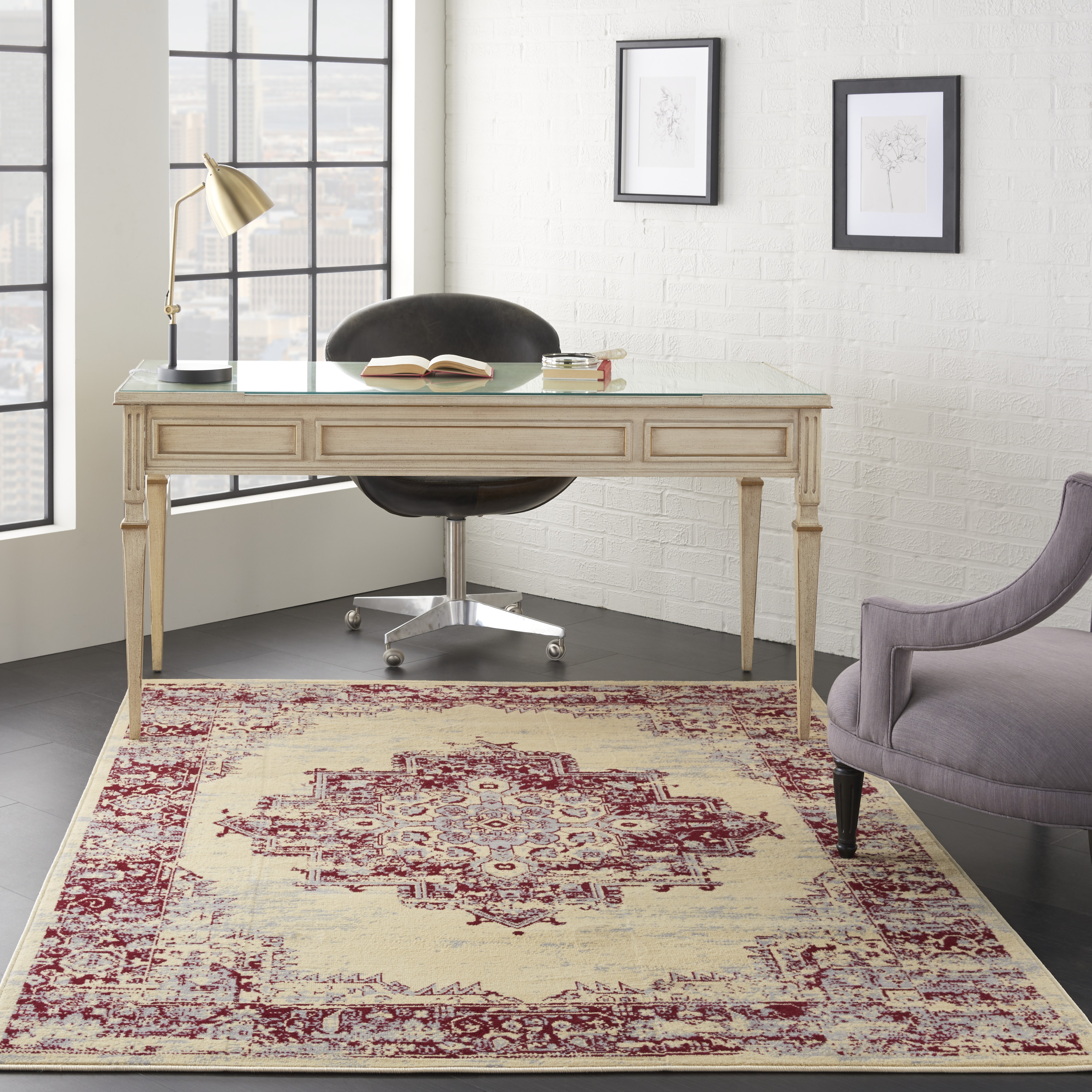 Nourison Grafix 3'9" x 5'9"  Rug