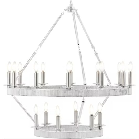 Simon Media Stack Chandelier