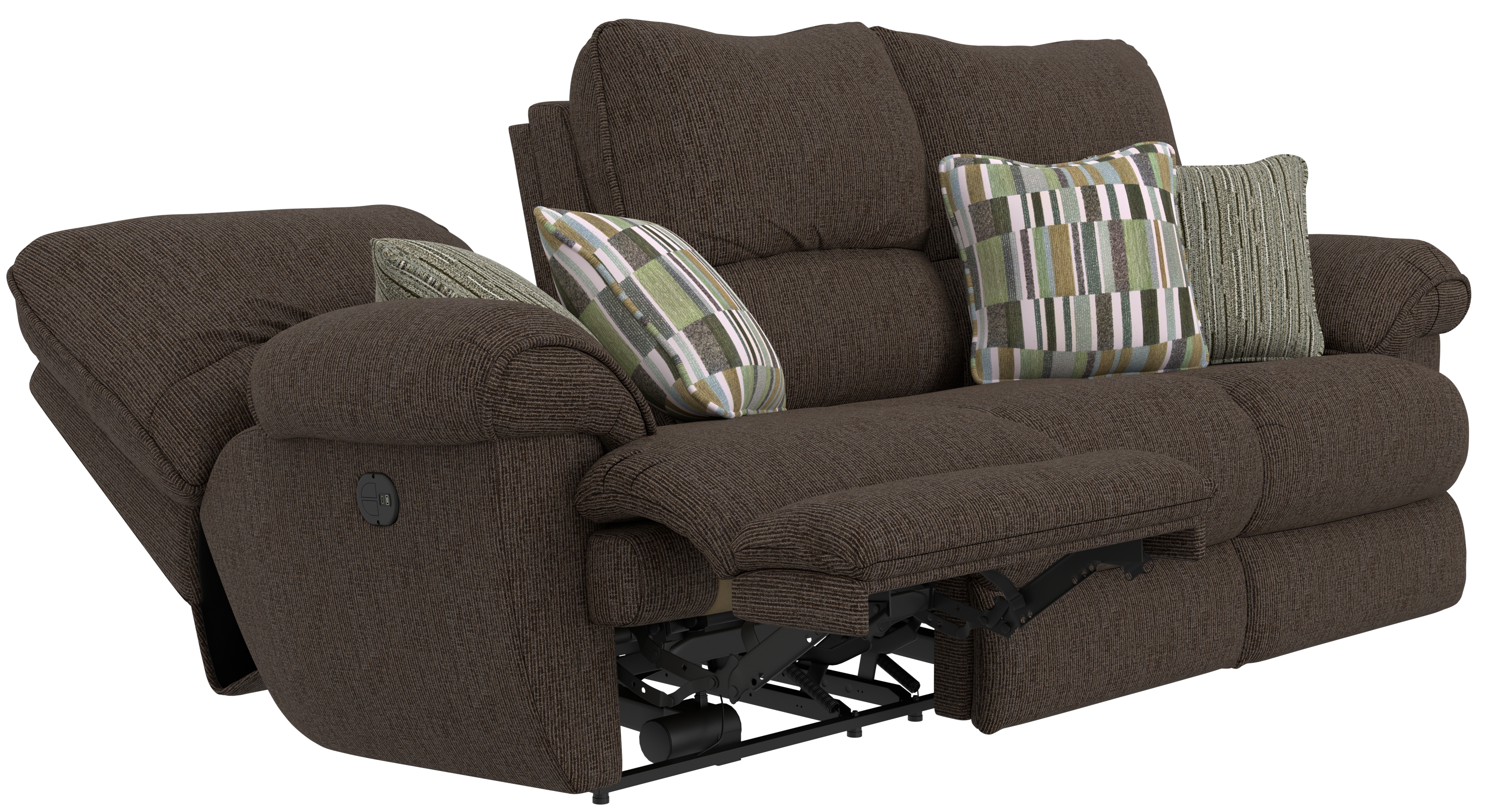 Catnapper Lenny Lay Flat Power Reclining Sofa