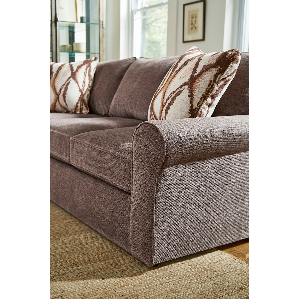 Bravo Furniture Hanway Queen Sleeper Sofa w/ Memory Foam Mattress