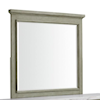 Elements International Kendari Dresser Mirror in Grey
