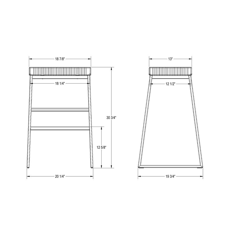 Backless Bar Stool