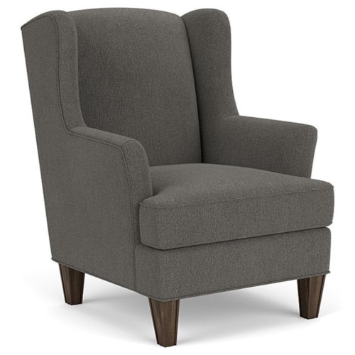 Casual Wingback Chair