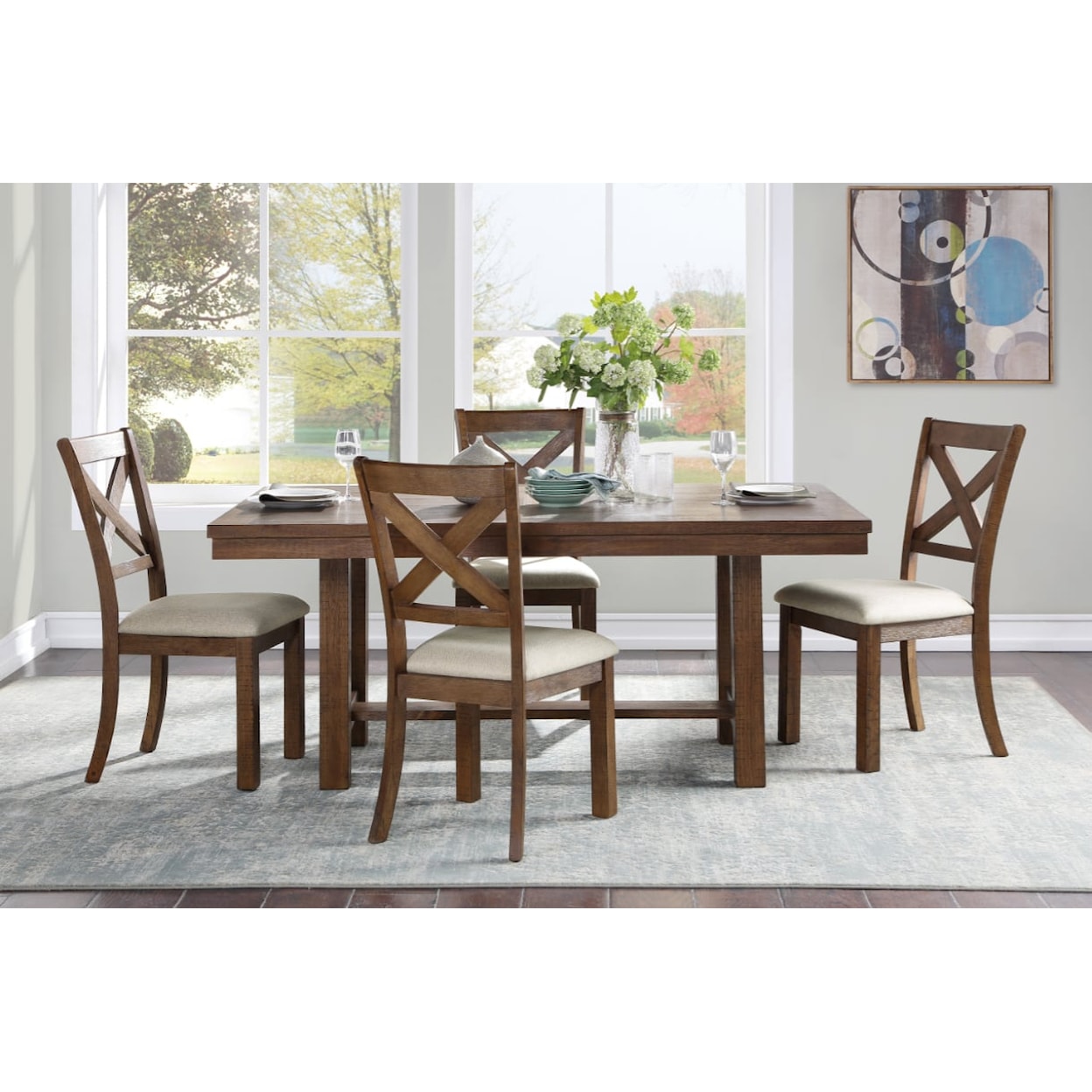 Homelegance Furniture Bonner 5-Piece Dining Set