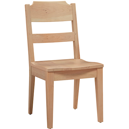 Transitional Ladderback Side Chair