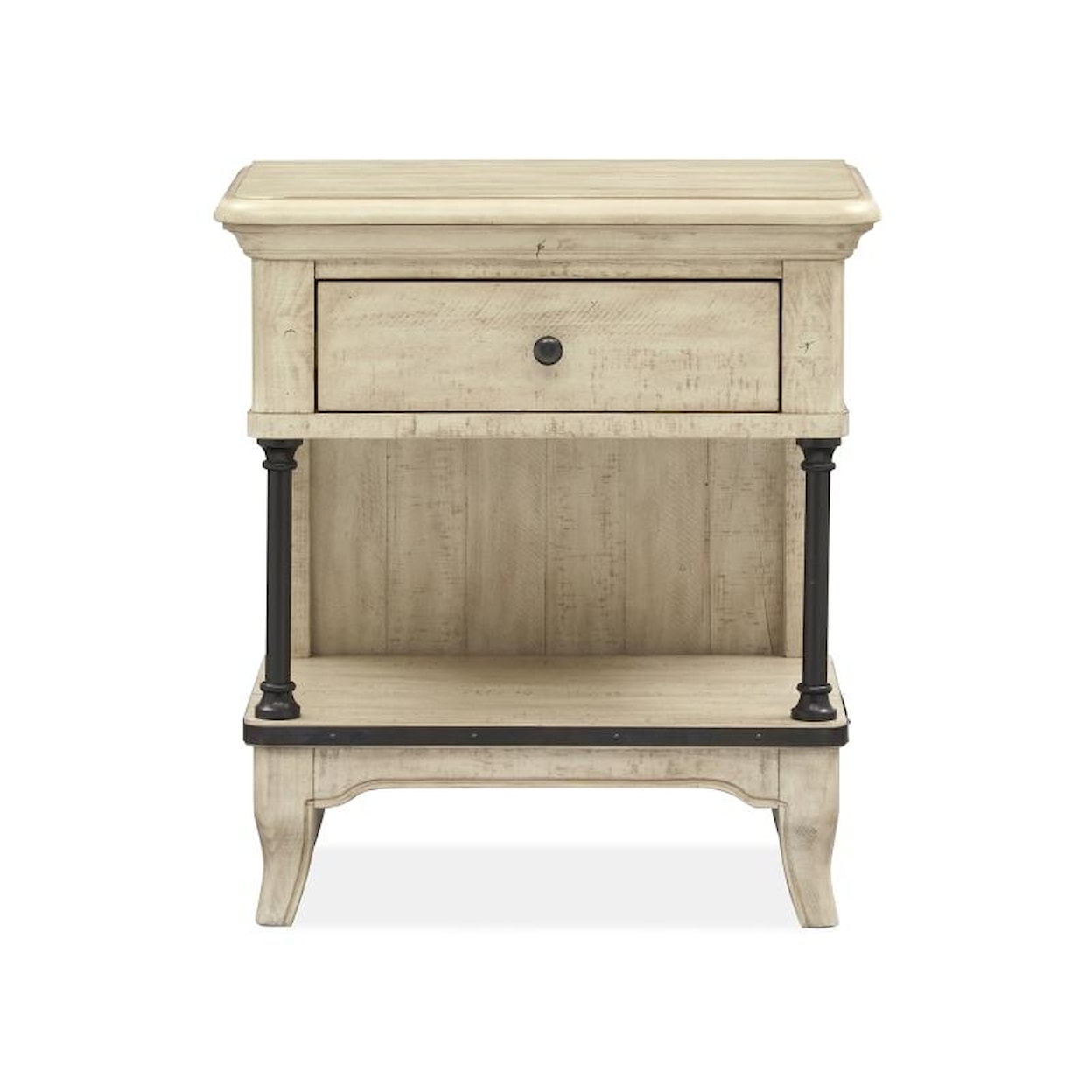 Magnussen Home Harlow Bedroom Open Nightstand