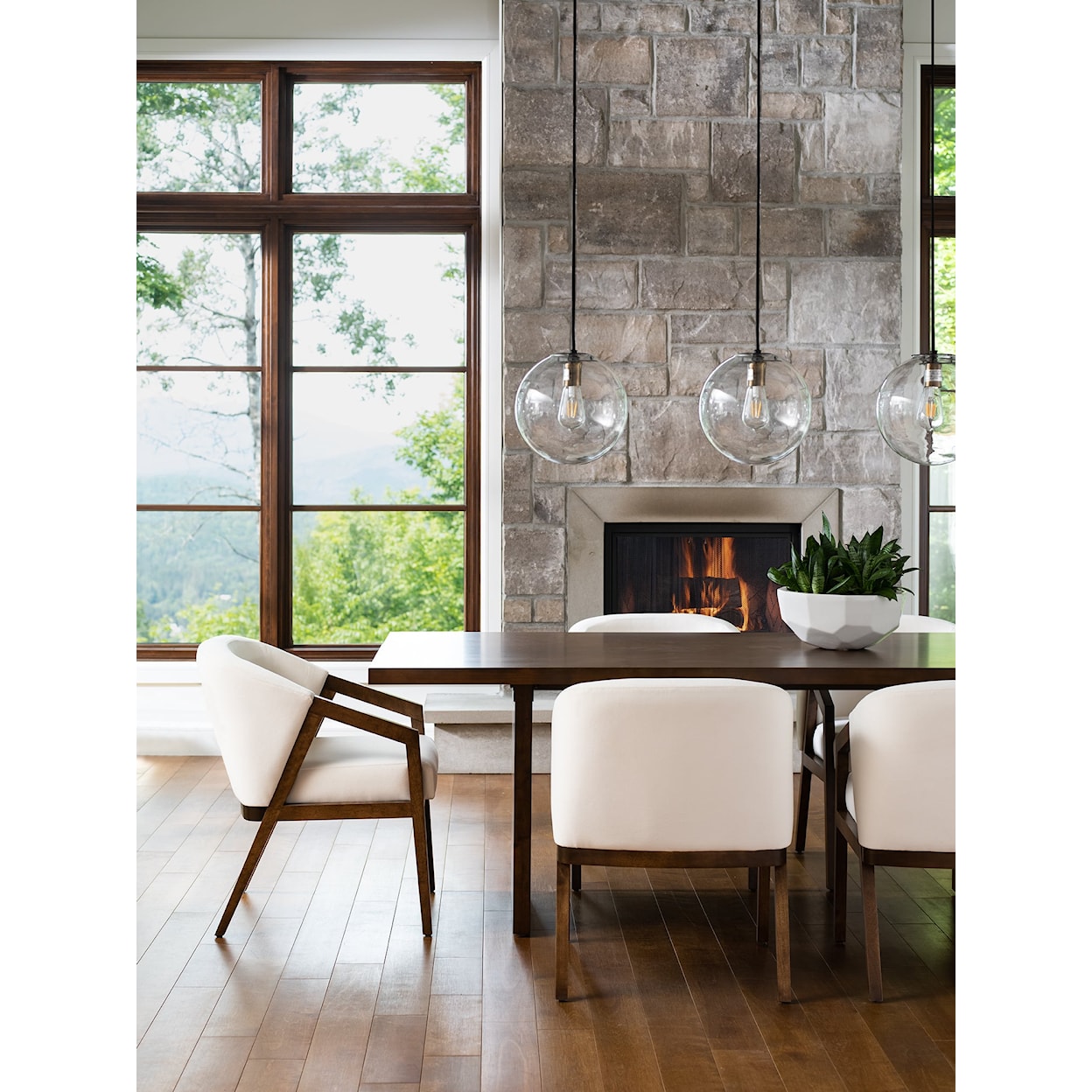 Canadel Modern Rectangular wood table