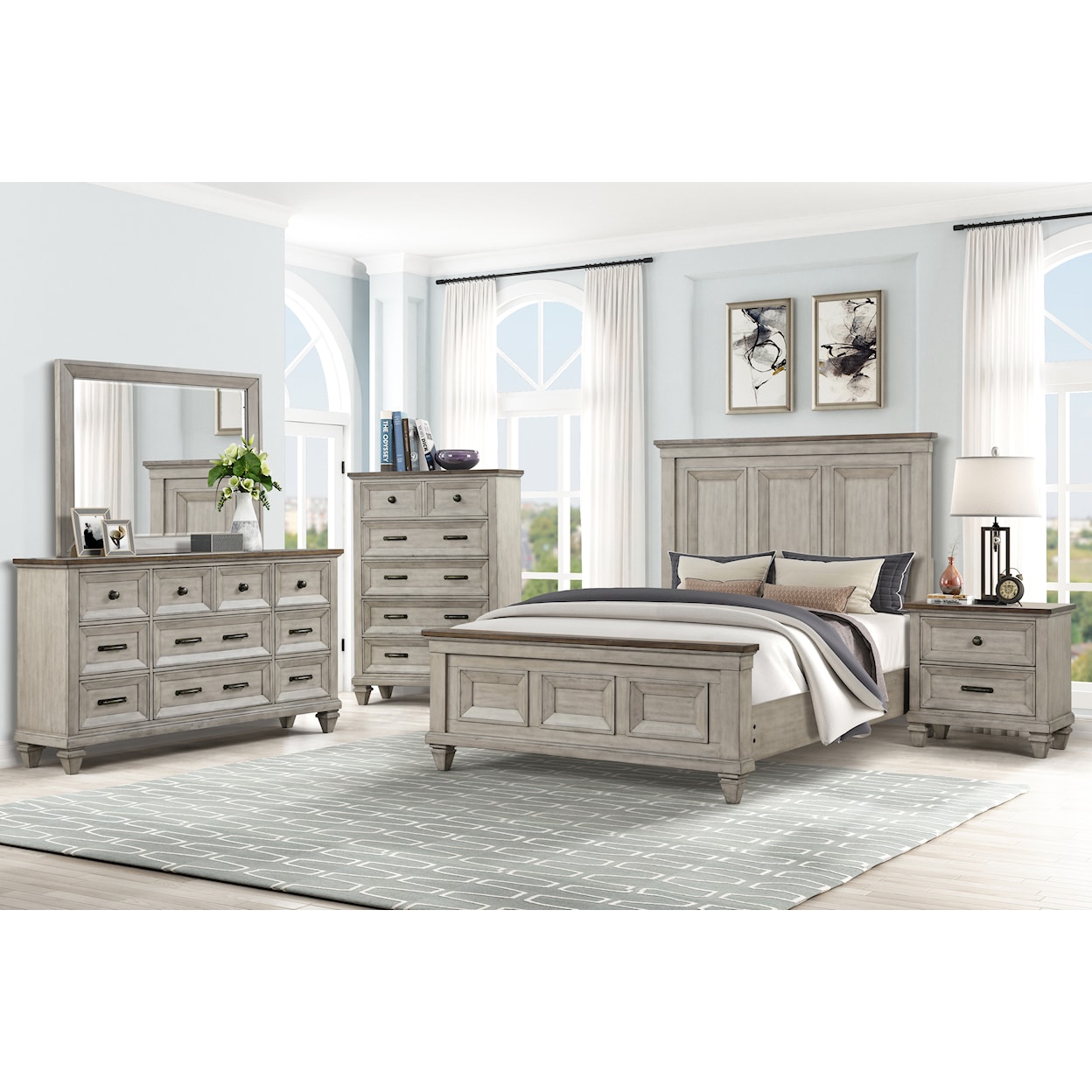 New Classic Furniture Mariana King Panel Bed