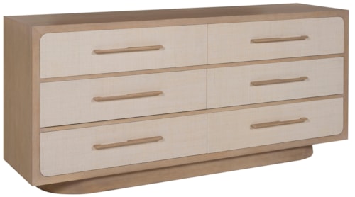 Modern 6-Drawer Dresser