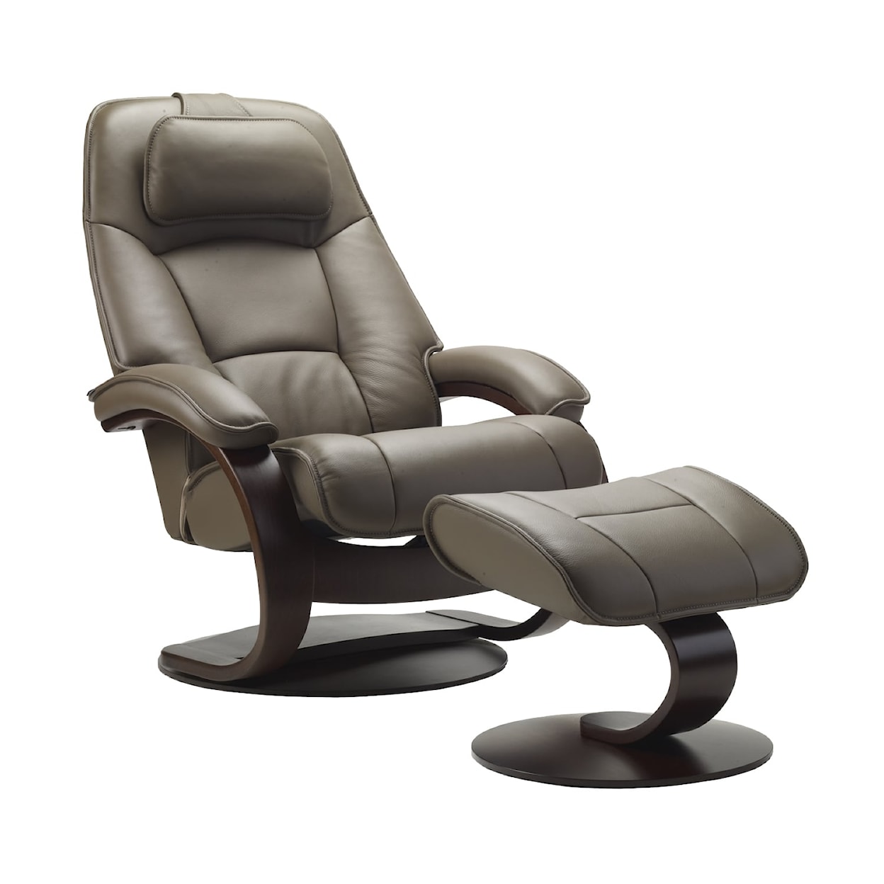 Fjords by Hjellegjerde Classic Comfort Collection Admiral C Small Manual Recliner