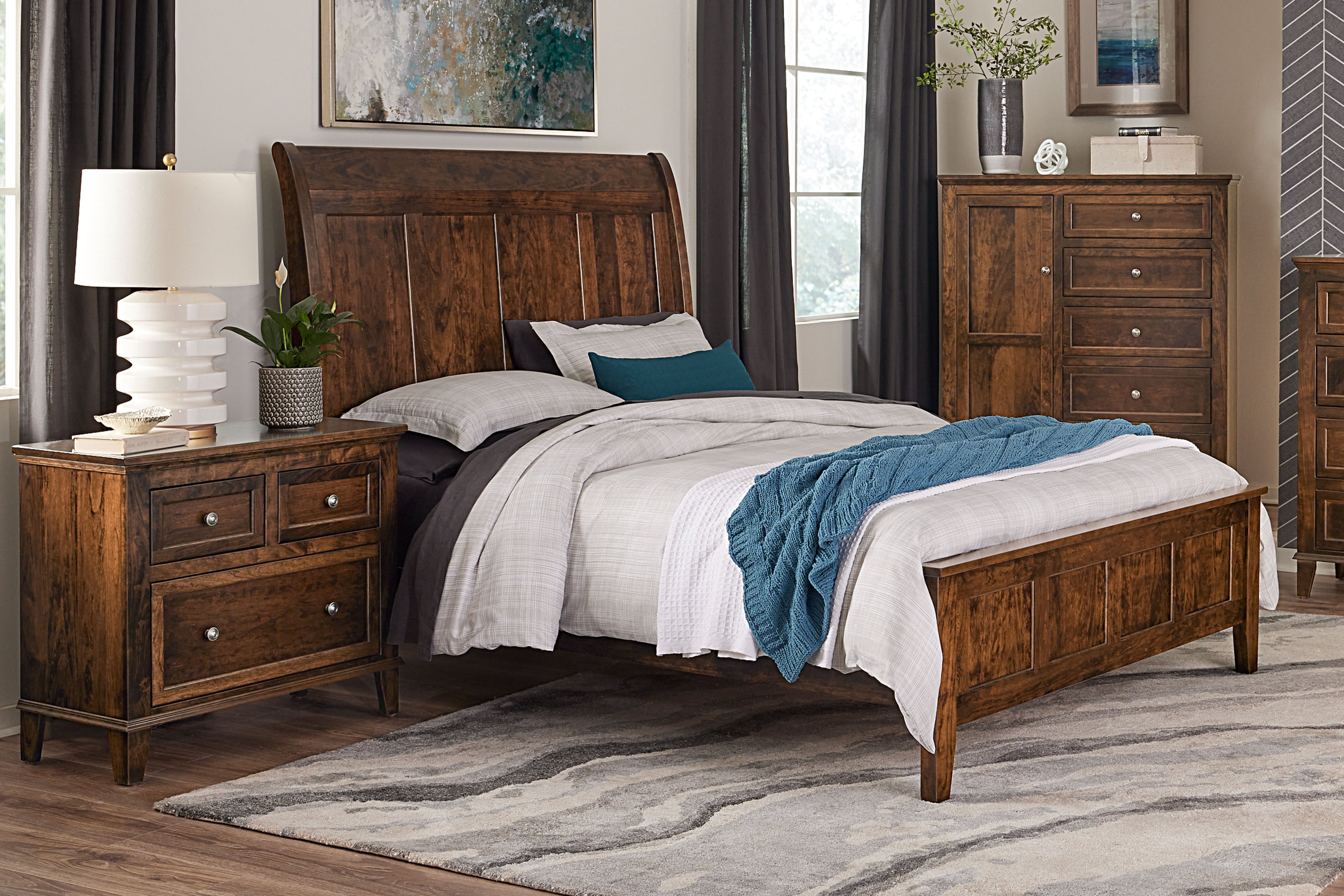 Archbold Furniture Belmont Queen Sleigh Bed