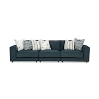 Contemporary Modular Sofa with 3 Seats