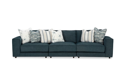 Contemporary Modular Sofa with 3 Seats