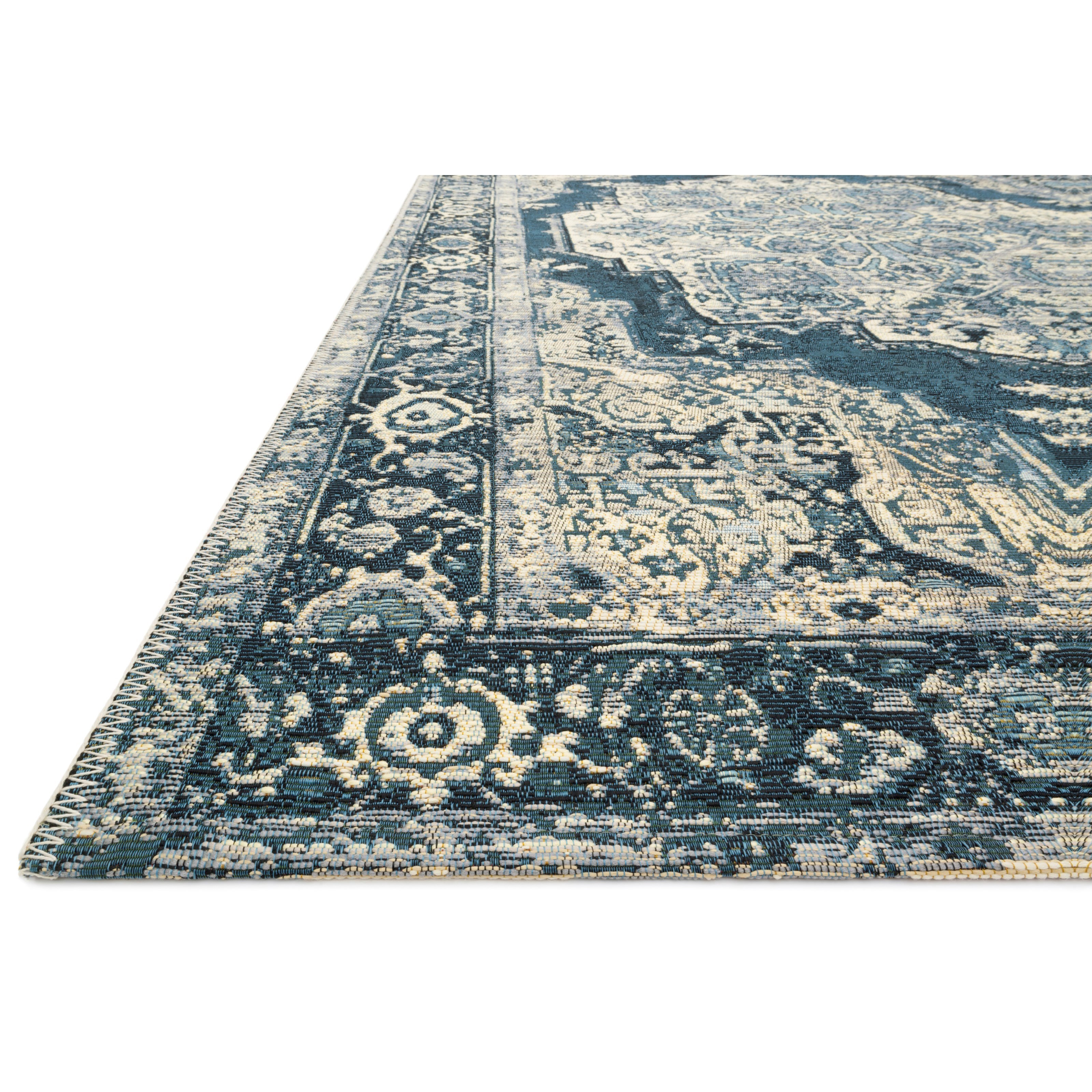 1'6" x 1'6"  Dk Blue / Dk Blue Rug