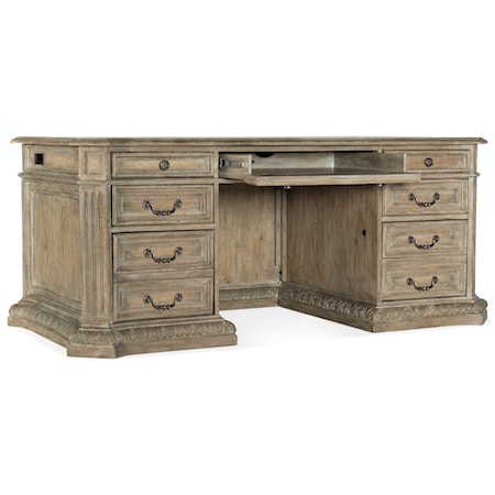 7-Drawer Executive Desk