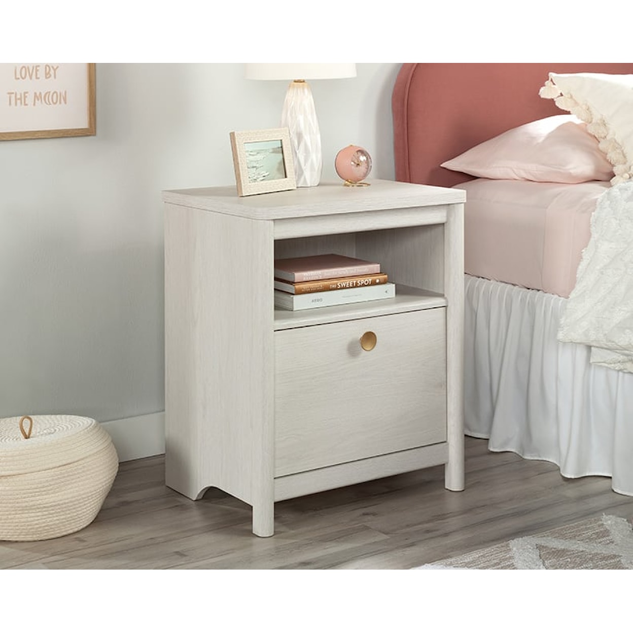 Sauder Dover Edge One-Drawer Nightstand