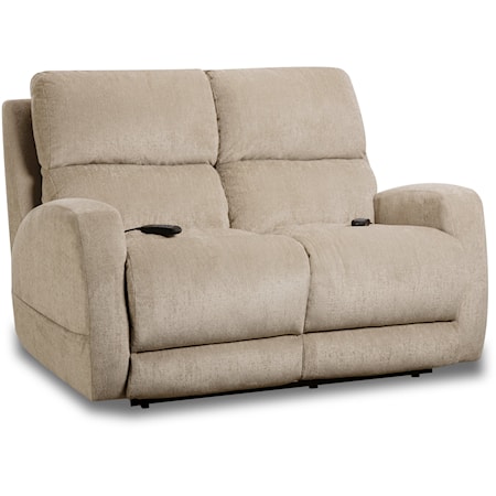 Contemporary Power Reclining Loveseat