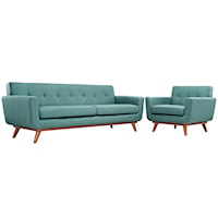 Armchair and Sofa Set of 2