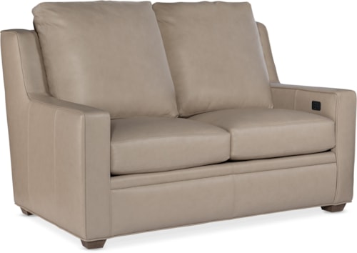 Transitional Stationary Loveseat