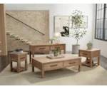 Direct Design Company Natural Parota Cocktail Table