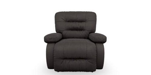 Casual Power Space Saver Recliner with Line-Tufted Back