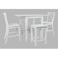 5 Piece Counter Table and Stool Set