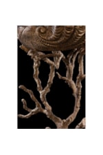 Theodore Alexander Tables Gilt Grotto Coastal Table with Coral Base