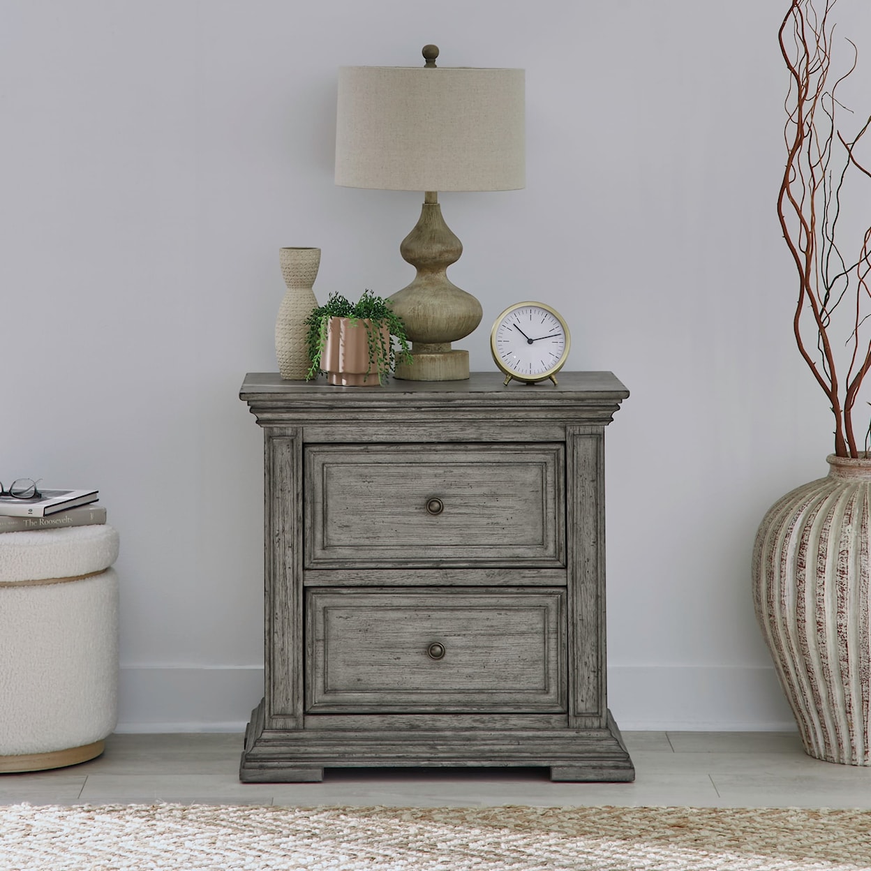 Liberty Furniture Big Valley 2-Drawer Nightstand