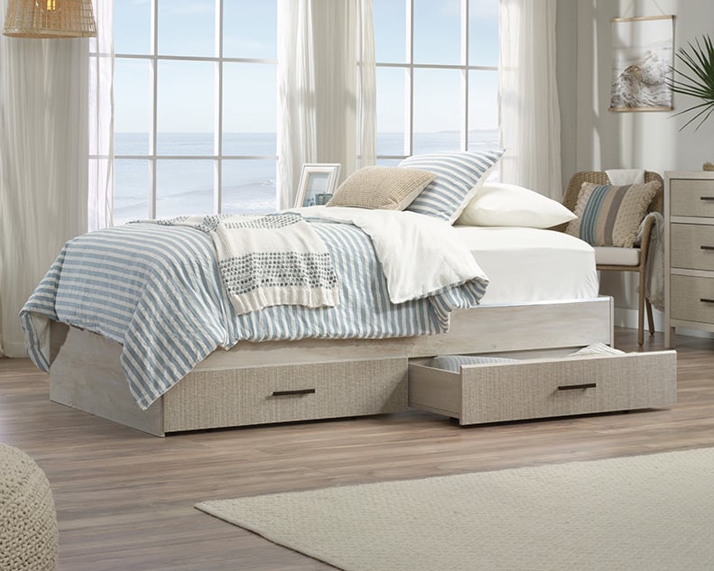 Sauder Pacific View Twin Bed Frame