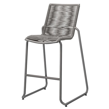 Armless Bar Height Stackable Stool