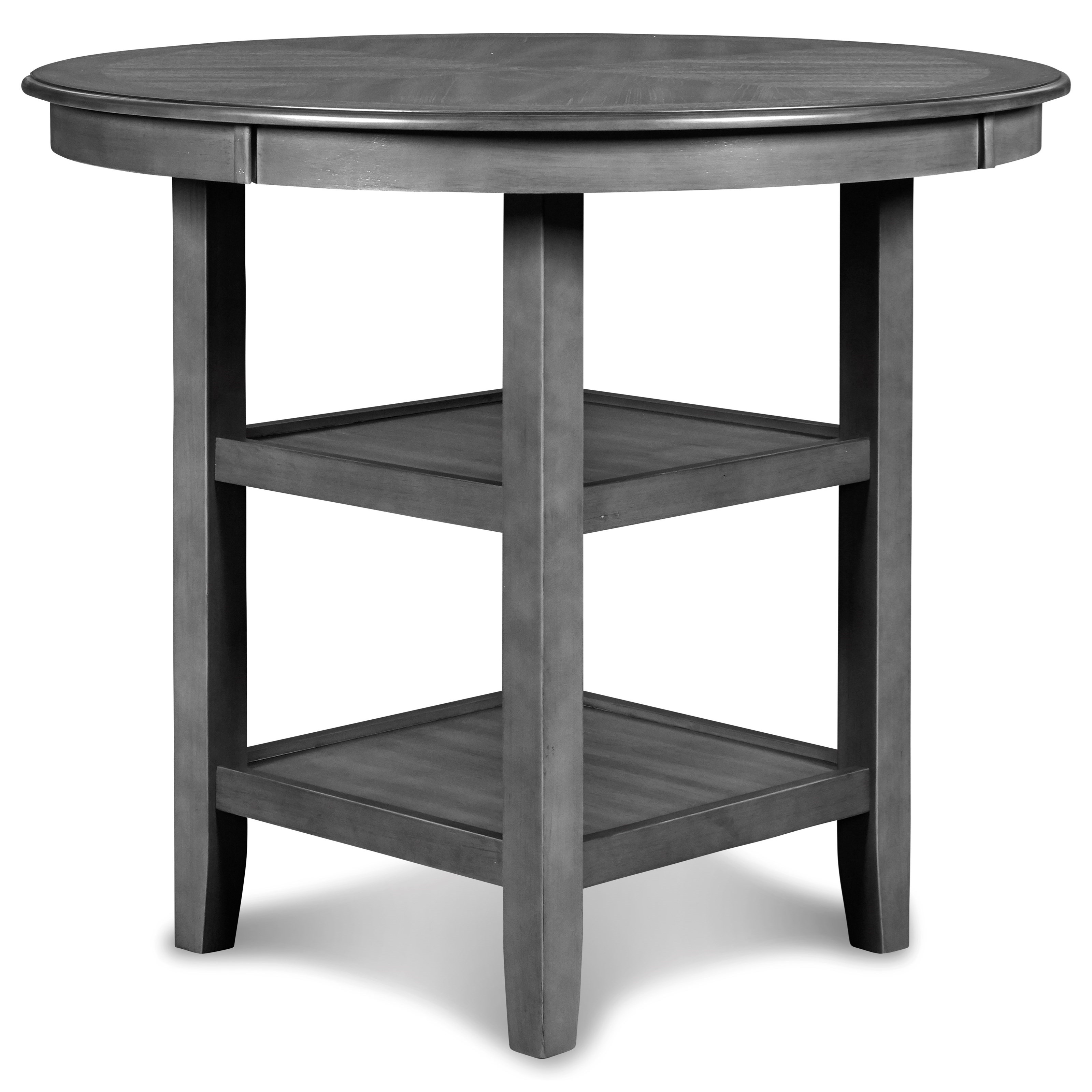 New Classic Gia NEWD170152SGRY Contemporary 5Piece Counter Height