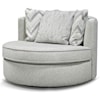 Dimensions Alex Swivel Base Barrel Chair