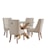 Powell Adler Contemporary Adler 5-Piece Dining Set with Upholstered Chair