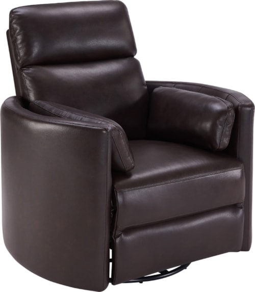 Casual Cordless Power Swivel Glider Recliner with USB Port