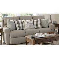 Transitional Lay Flat Reclining Sofa