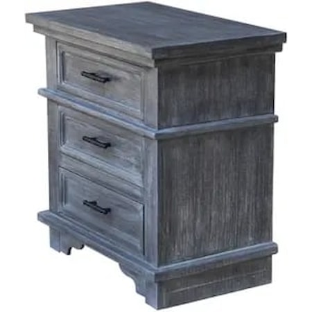 3-Drawer Nightstand