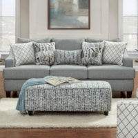 Contemporary Sleeper Sofa in Peformance Fabric